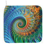 Trippy Fractal Print Hand Towel