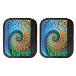 Trippy Fractal Print Handle Covers