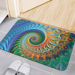 Trippy Fractal Print Indoor Door Mat