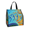 Trippy Fractal Print Insulated Lunch Tote
