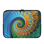 Trippy Fractal Print Laptop Sleeve