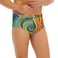 Trippy Fractal Print Men's Briefs