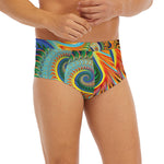 Trippy Fractal Print Men's Briefs