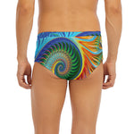 Trippy Fractal Print Men's Briefs