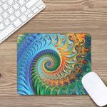Trippy Fractal Print Mouse Pad