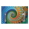 Trippy Fractal Print Placemat