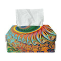 Trippy Fractal Print Rectangle Tissue Box Cover