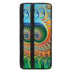 Trippy Fractal Print Refrigerator Handle Covers