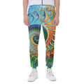 Trippy Fractal Print Joggers