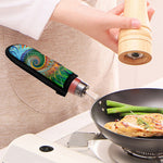 Trippy Fractal Print Skillet Handle Cover