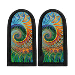 Trippy Fractal Print Skillet Handle Cover