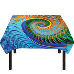 Trippy Fractal Print Tablecloth