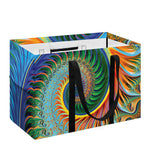 Trippy Fractal Print Utility Tote Bag