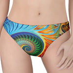 Trippy Fractal Print Women's Thong