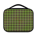 Trippy green Houndstooth Pattern Print Classic Bible Case