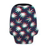 Trippy Hemp Leaves Reggae Pattern Print Baby Seat Cover