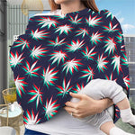 Trippy Hemp Leaves Reggae Pattern Print Baby Seat Cover