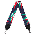 Trippy Hemp Leaves Reggae Pattern Print Bag Strap