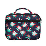 Trippy Hemp Leaves Reggae Pattern Print Briefcase Bible Bag