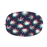 Trippy Hemp Leaves Reggae Pattern Print Car Side Mirror Covers