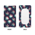 Trippy Hemp Leaves Reggae Pattern Print Changing Pad Cover