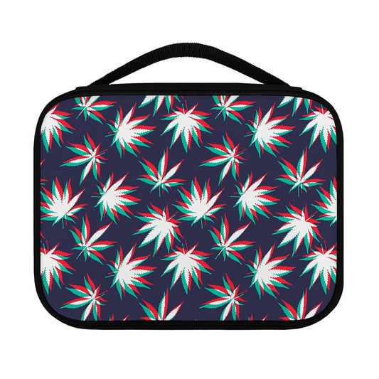 Trippy Hemp Leaves Reggae Pattern Print Classic Bible Case