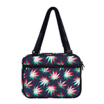 Trippy Hemp Leaves Reggae Pattern Print Double Strap Bible Bag