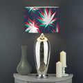 Trippy Hemp Leaves Reggae Pattern Print Drum Lamp Shade