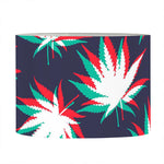 Trippy Hemp Leaves Reggae Pattern Print Drum Lamp Shade