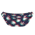 Trippy Hemp Leaves Reggae Pattern Print Fanny Pack