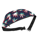Trippy Hemp Leaves Reggae Pattern Print Fanny Pack