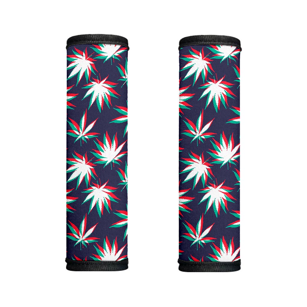 Trippy Hemp Leaves Reggae Pattern Print Handle Covers