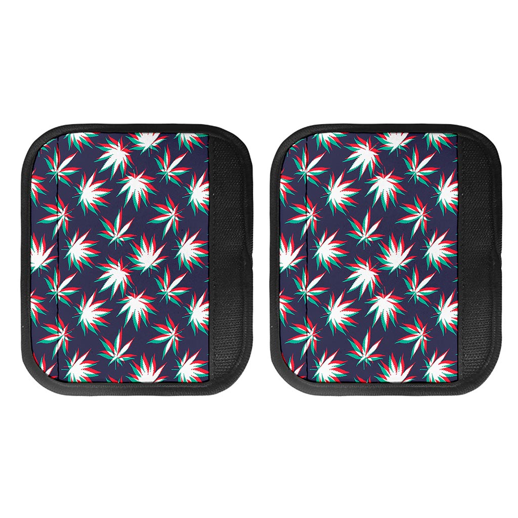 Trippy Hemp Leaves Reggae Pattern Print Handle Covers