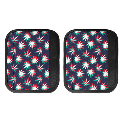 Trippy Hemp Leaves Reggae Pattern Print Handle Covers