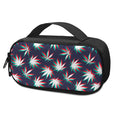 Trippy Hemp Leaves Reggae Pattern Print Portable Cooler Travel Case