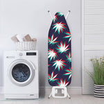 Trippy Hemp Leaves Reggae Pattern Print Ironing Board Cover