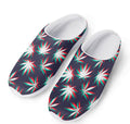 Trippy Hemp Leaves Reggae Pattern Print Mesh Casual Shoes