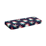 Trippy Hemp Leaves Reggae Pattern Print Piano Keyboard Cover