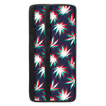 Trippy Hemp Leaves Reggae Pattern Print Refrigerator Handle Covers