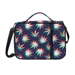 Trippy Hemp Leaves Reggae Pattern Print Shoulder Strap Bible Bag