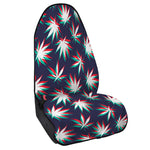 Trippy Hemp Leaves Reggae Pattern Print Waterproof Car Seat Cover