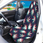 Trippy Hemp Leaves Reggae Pattern Print Waterproof Car Seat Cover