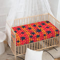 Trippy Palm Tree Pattern Print Baby Crib Sheet