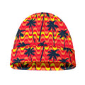 Trippy Palm Tree Pattern Print Beanie