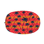 Trippy Palm Tree Pattern Print Car Side Mirror Covers