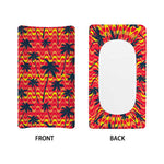 Trippy Palm Tree Pattern Print Changing Pad Cover