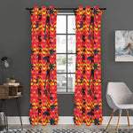 Trippy Palm Tree Pattern Print Curtain