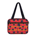 Trippy Palm Tree Pattern Print Double Strap Bible Bag