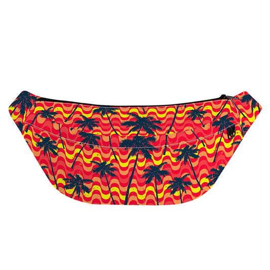 Trippy Palm Tree Pattern Print Fanny Pack