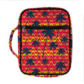 Trippy Palm Tree Pattern Print Front Pocket Bible Bag